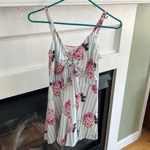 Candie’s Stripe and Flower Romper in Small